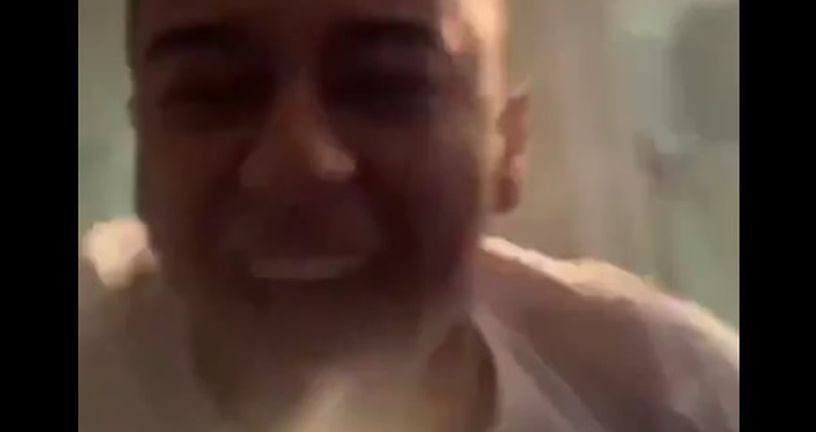 Lingard luduje (Screenshot: Twitter)