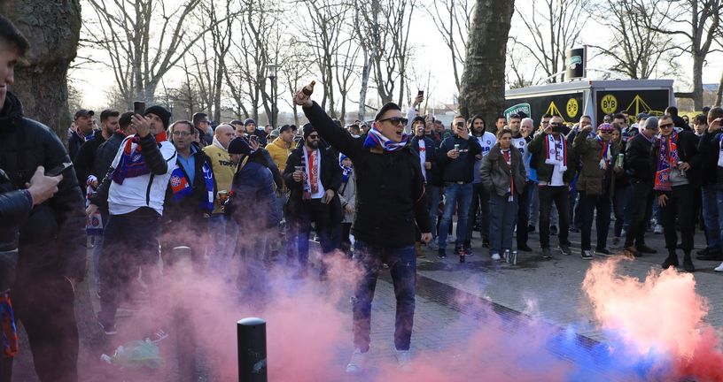 Navijači Hajduka u Dortmundu