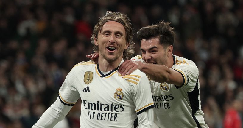 Luka Modrić i Brahim Diaz