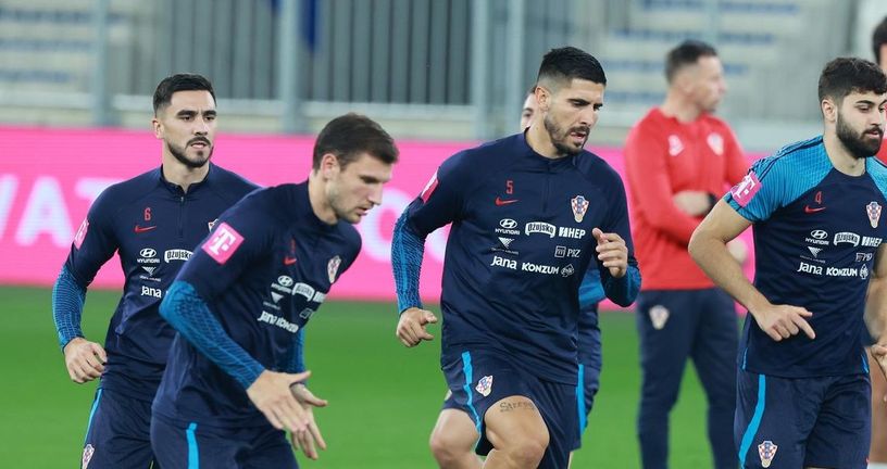 Barišić na treningu Vatrenih