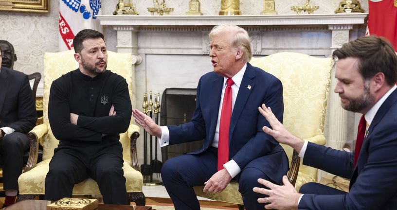 Volodimir Zelenski, Donald Trump i JD Vance