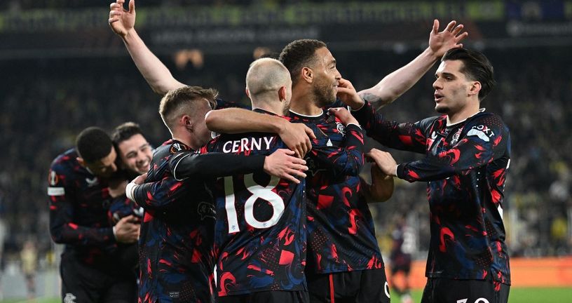 Igrači Glasgow Rangersa slave pobjedu