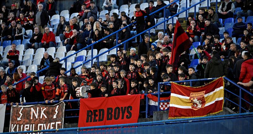 Navijači Kurilovca na jugu Maksimira