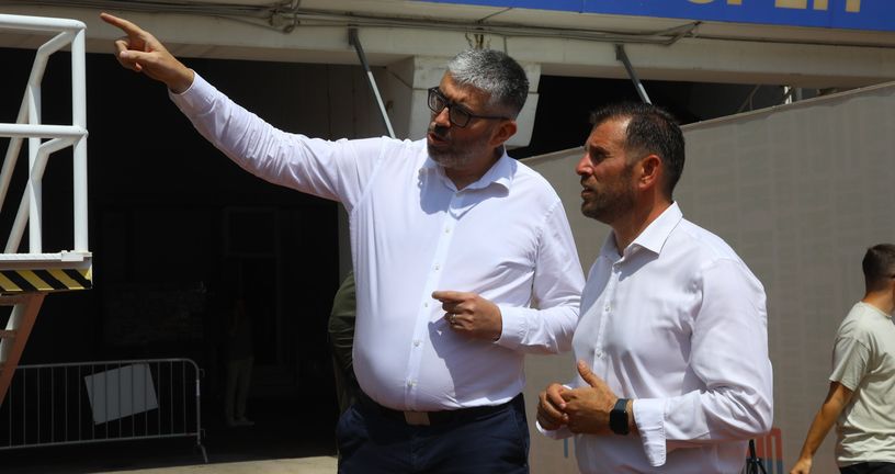 Hajdukov predsjednik Ivan Bilić i splitski gradonačelnik Tomislav Šuta