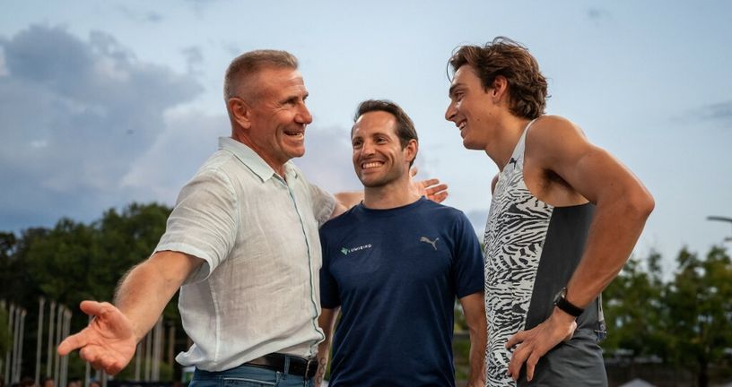 Sergej Bubka, Renaud Lavillenie i Armand Duplantis