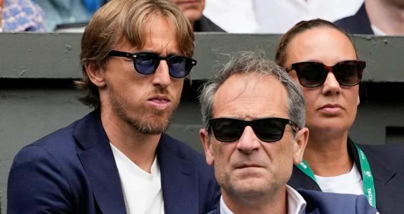 Luka Modrić na Wimbledonu