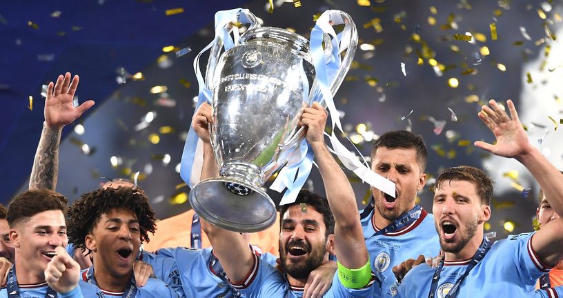 Manchester City s trofejem Lige prvaka