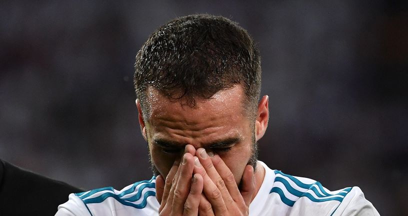 Dani Carvajal u suzama (Foto: AFP)