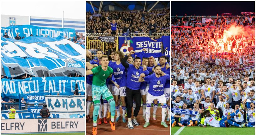 Osijek, Dinamo i Hajduk imaju slavlja na kraju sezone