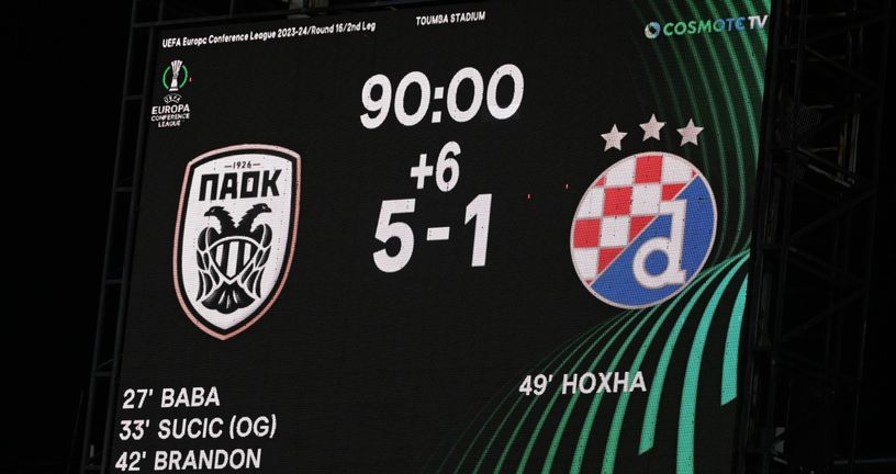 PAOK - Dinamo 5:1