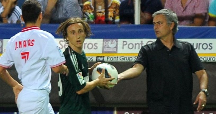 Luka Modrić i Jose Mourinho