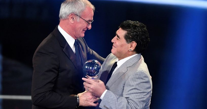 Claudio Ranieri i Diego Maradona