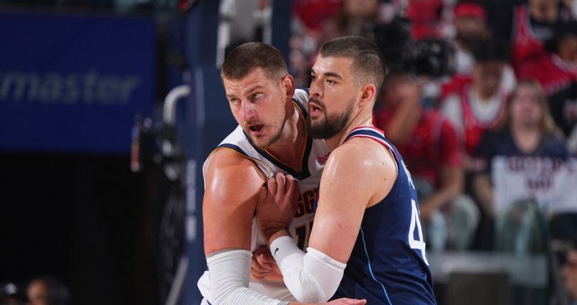 Nikola Jokić i Ivica Zubac