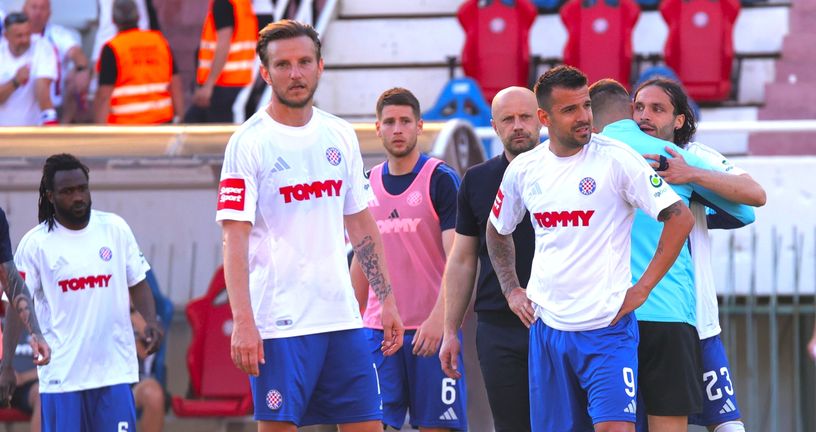 Igrači Hajduka nakon utakmice