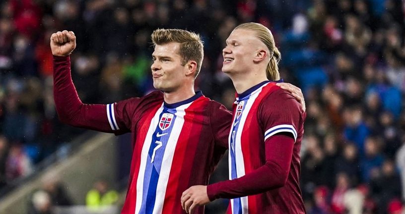 Alexander Sorloth i Erling Haaland
