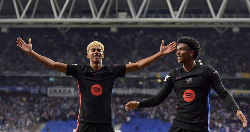 Lamine Yamal i Alex Balde