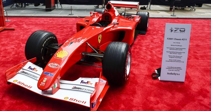 Schumacherov Ferrari iz Monte Carla