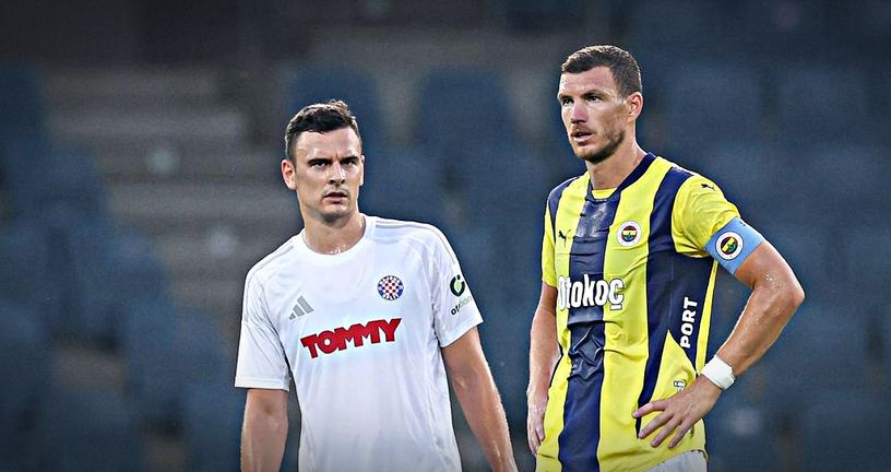 Filip Uremović i Edin Džeko