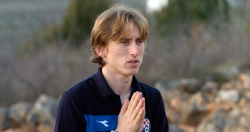 Luka Modrić u Međugorju za vrijeme priprema Dinama u Hercegovini