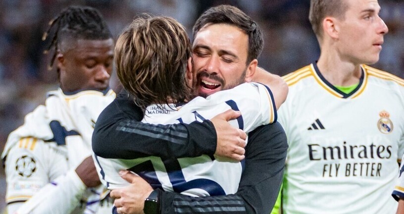 Davide Ancelotti i Luka Modrić