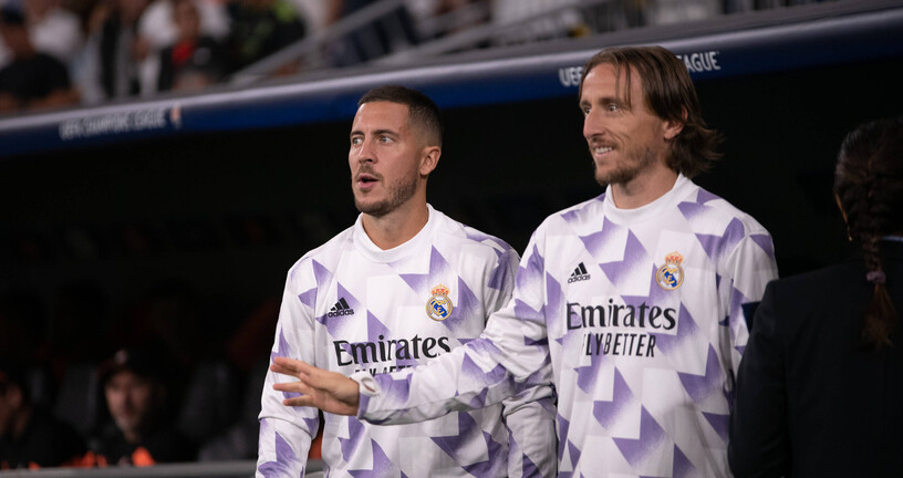 Eden Hazard i Luka Modrić