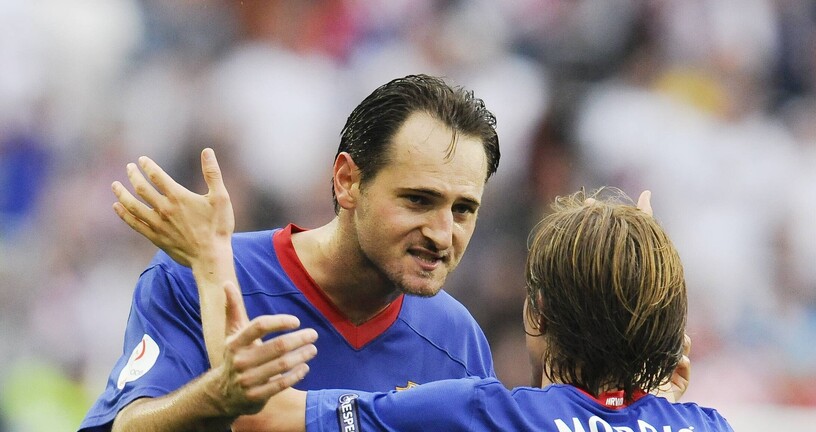 Josip Šimunić i Luka Modrić