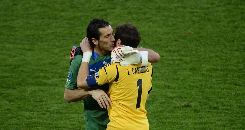 Buffon i Casillas (Foto: AFP)