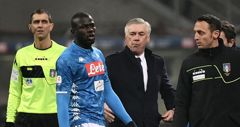 Kalidou Koulibaly i Carlo Ancelotti (Foto: AFP)