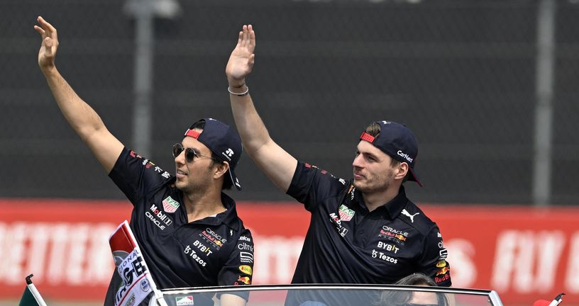 Sergio Perez i Max Verstappen