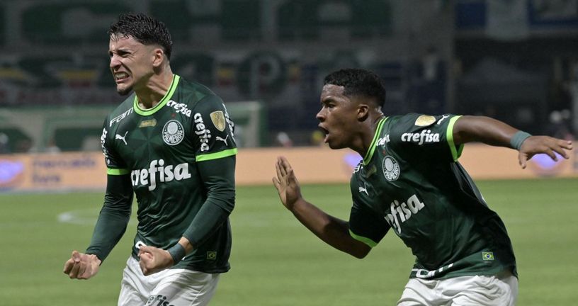Joaquin Piquerez i Endrick u dresu Palmeirasa