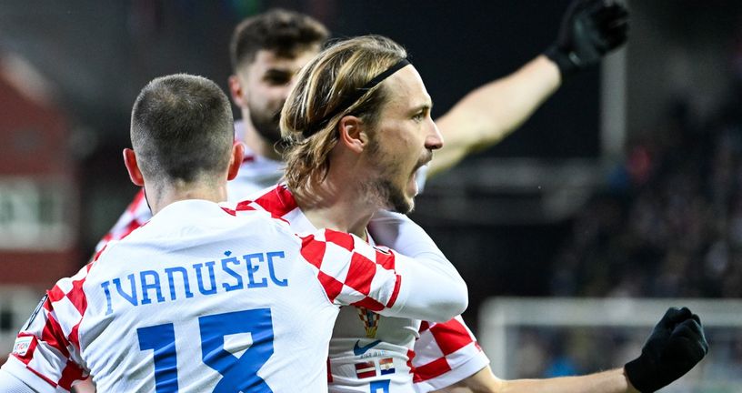 Hrvatska slavi pogodak protiv Latvije