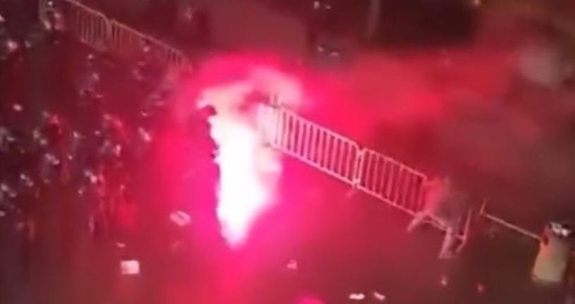 Okšraj Eintrachtovih navijača i policije