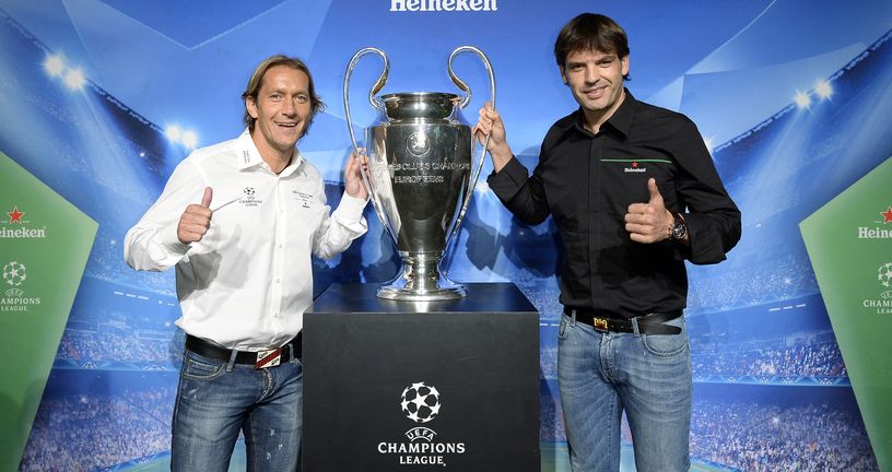 Michel Salgado i Fernando Morientes