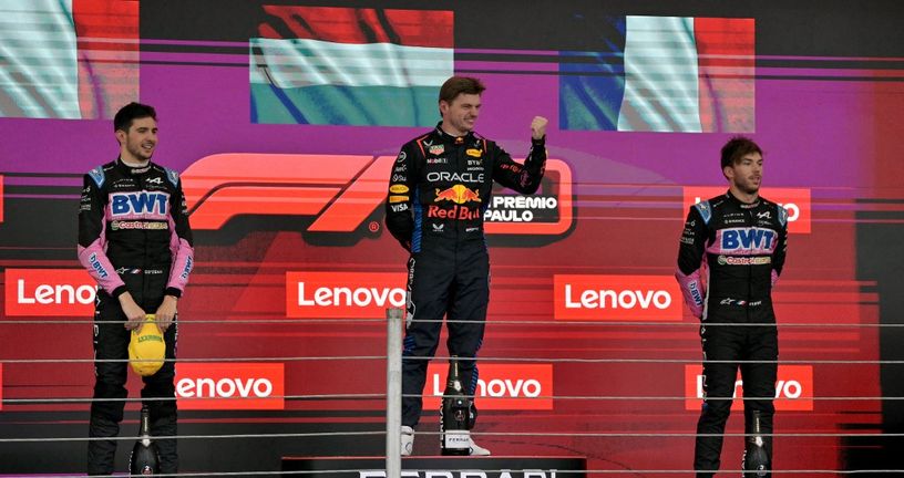 Ocon, Verstappen i Gasly