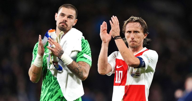 Dominik Kotarski i Luka Modrić