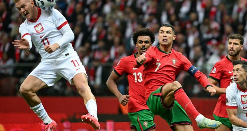 Karol Swiderski i Cristiano Ronaldo