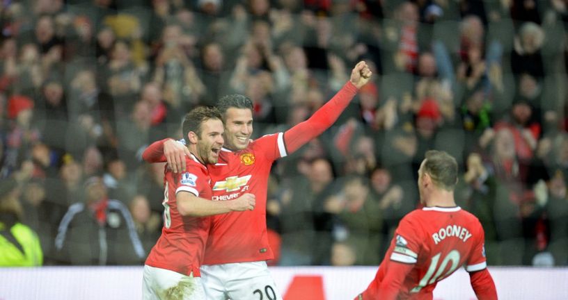 Juan Mata, Robin van Persie i Wayne Rooney