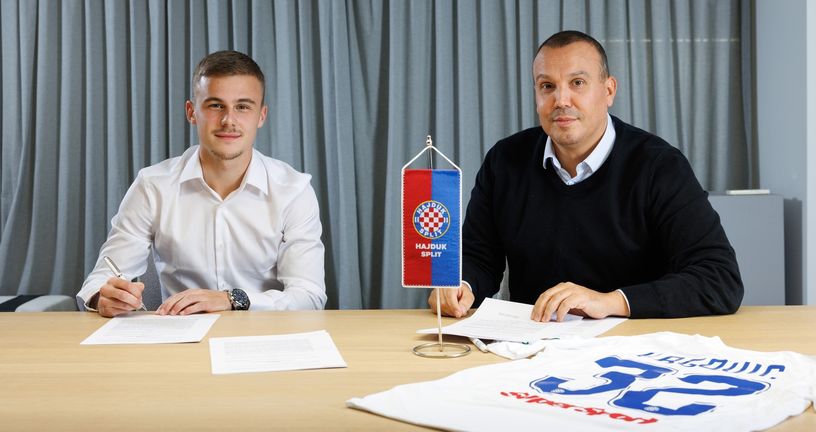 Šimun Hrgović potpisao novi ugovor s Hajdukom
