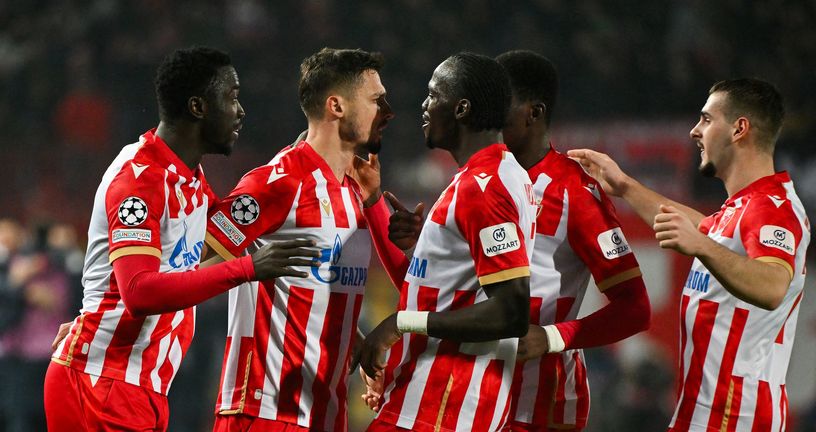 Slavlje nogometaša Crvene Zvezde