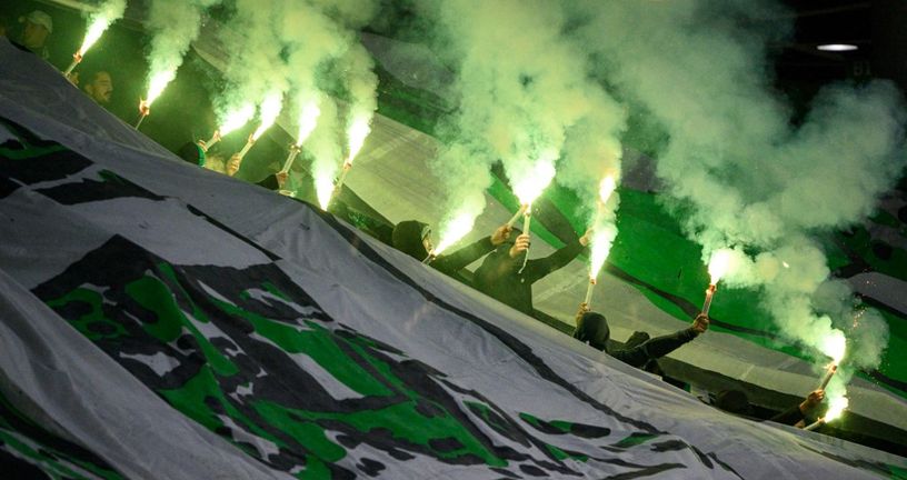 Navijači Olimpije iz Ljubljane