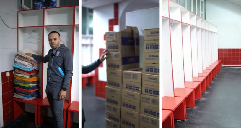 Svlačionica na stadionu Rayo Vallecana