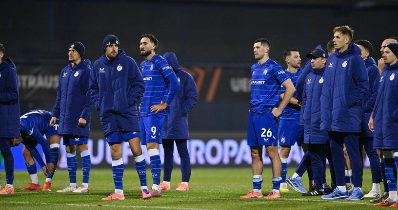 Razočarani igrači Dinama nakon Celte