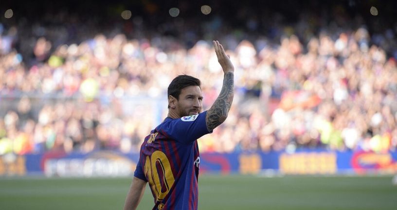 Lionel Messi na Camp Nouu