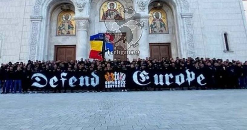 Rumunjski navijači u Beogradu