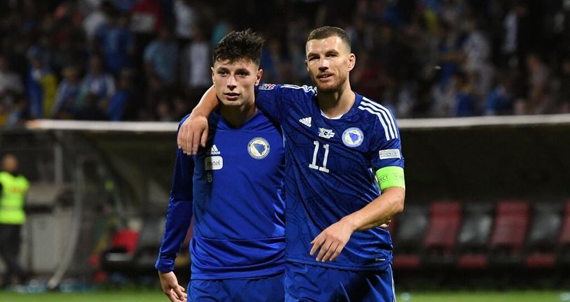 Haris Duljevic i Edin Džeko