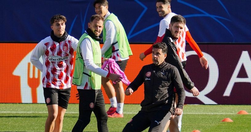 Trener Michel i igrači Girone