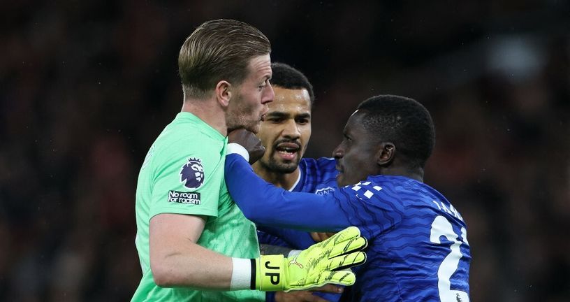 Jordan Pickford, Iliman Ndiaye i Idrissa Gueye