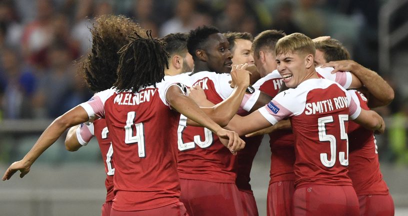 Arsenal slavi pogodak (Foto: AFP)