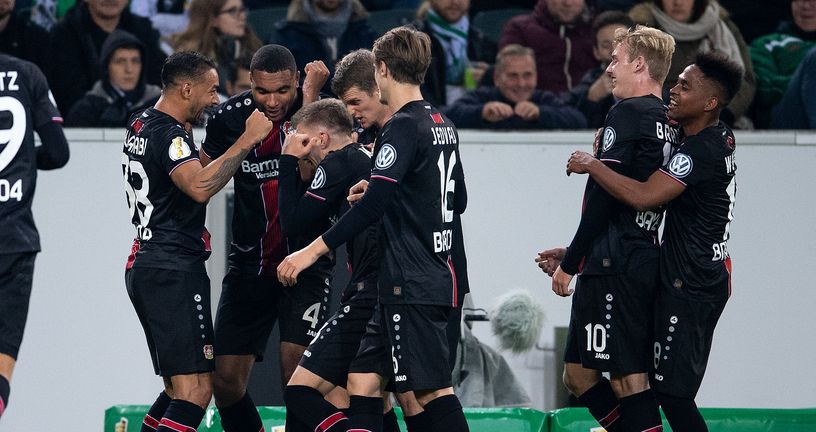 Momčad Bayer Leverkusena slavi pogodak (Foto: AFP)