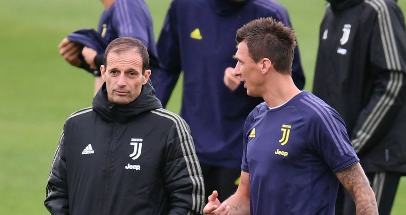 Max Allegri i Mario Mandžukić (Foto: AFP)